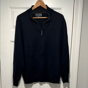 Club Room Men’s Navy Quarter-Zip Pullover Sweater